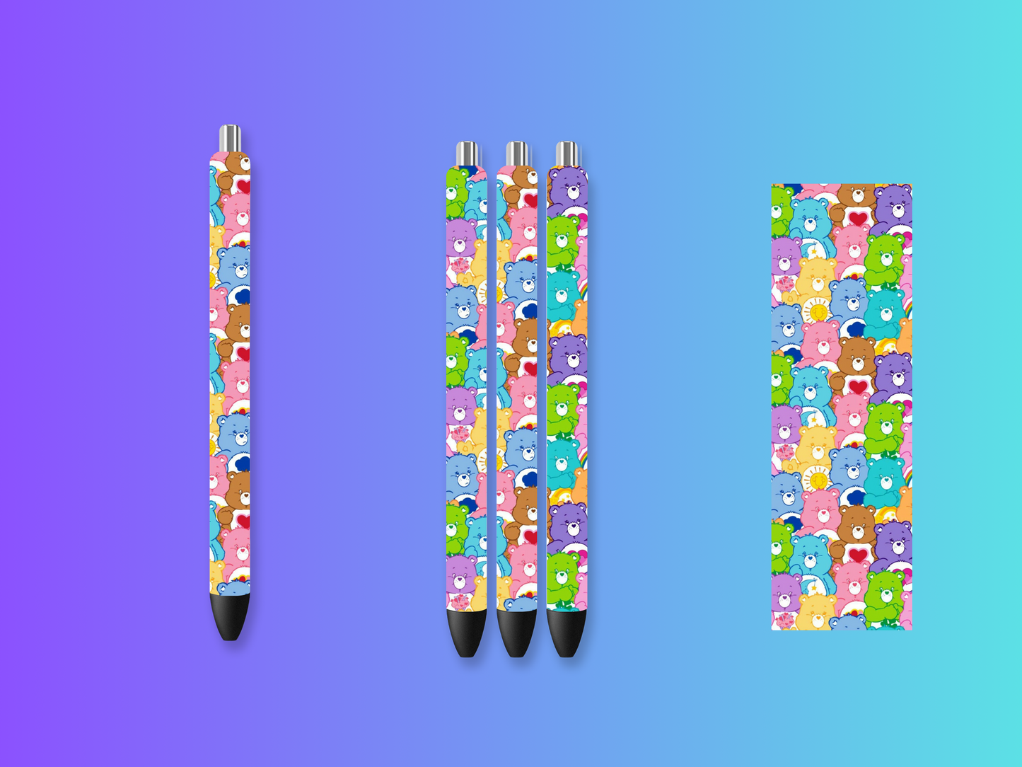 Care bear full wrap pens