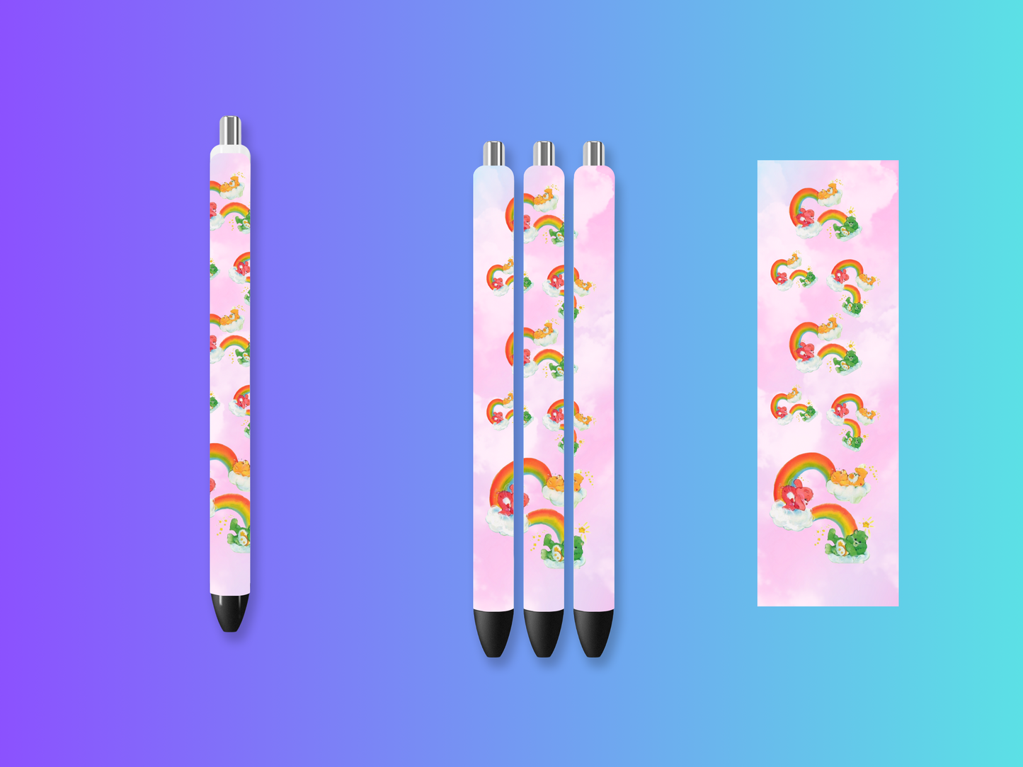 Care bear full wrap pens