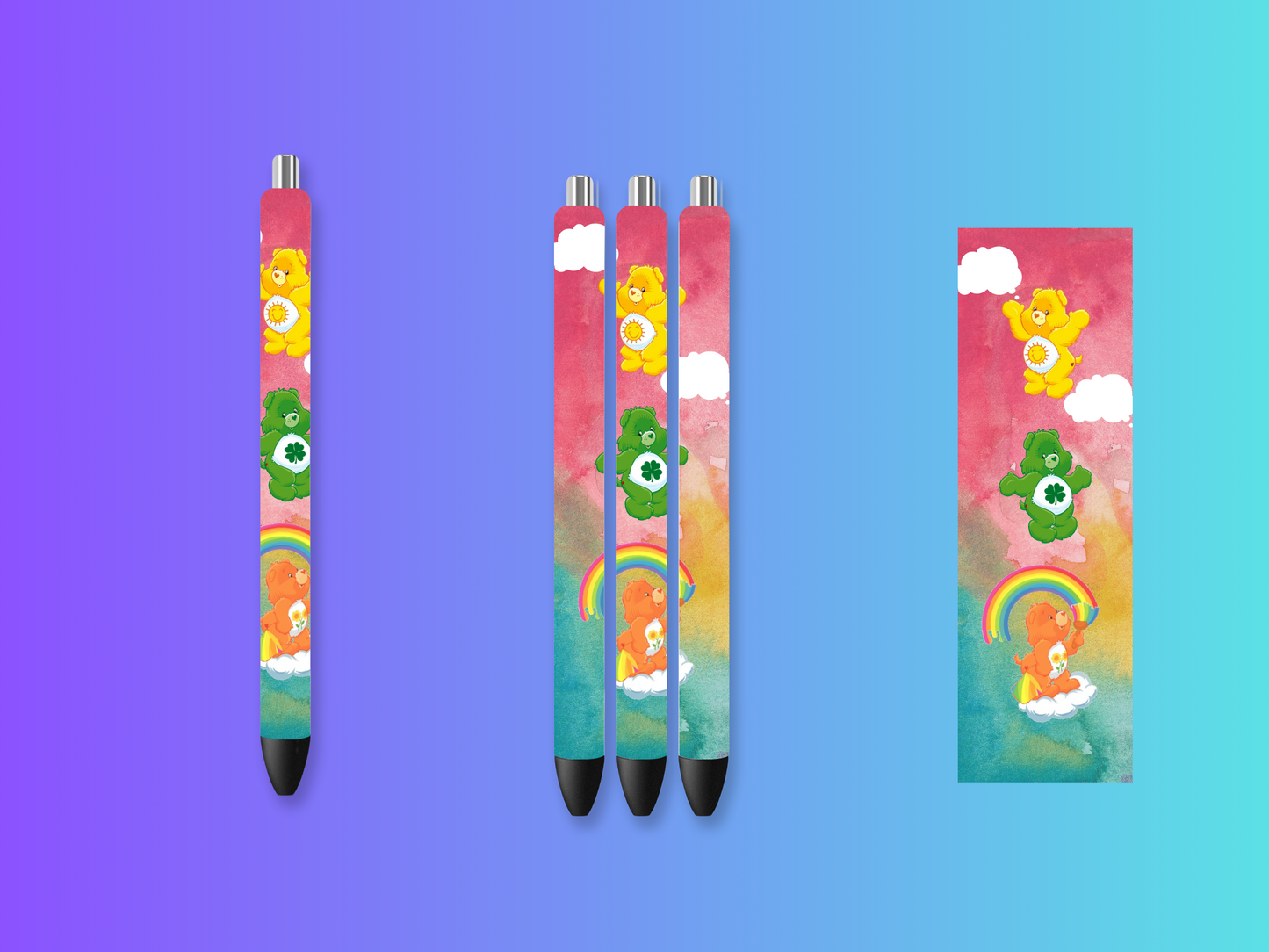 Care bear full wrap pens