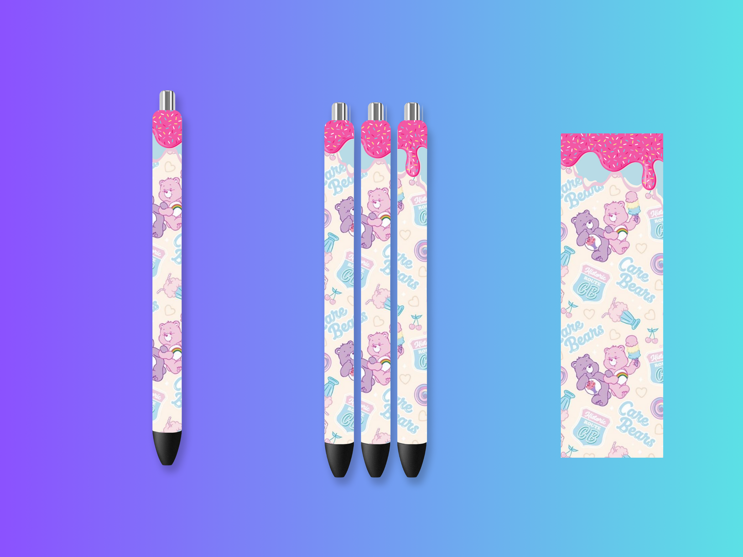 Care bear full wrap pens